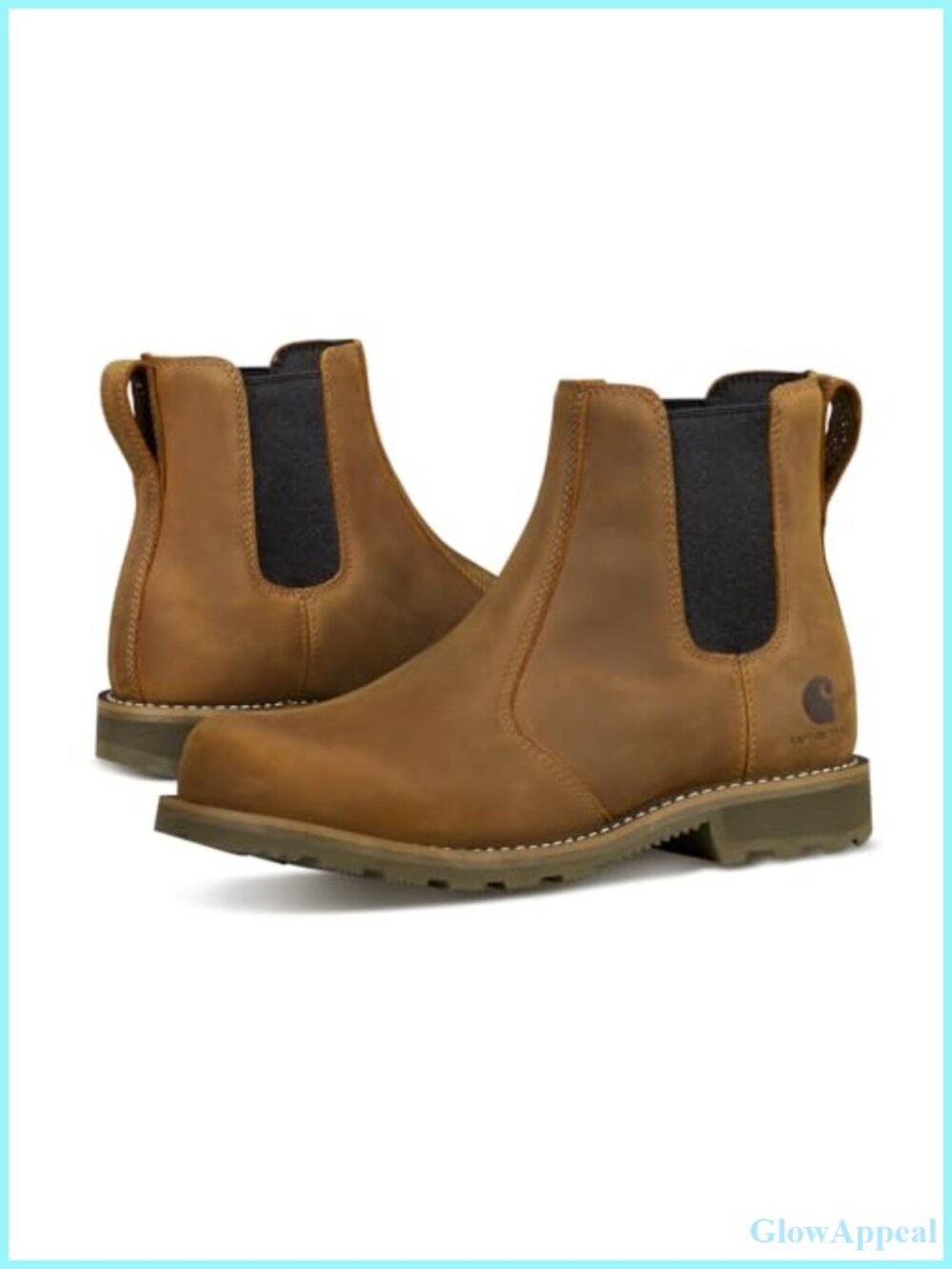 Carhartt Water Resistant Leather Chelsea Work Boot Slip Resistant Ankle Boot